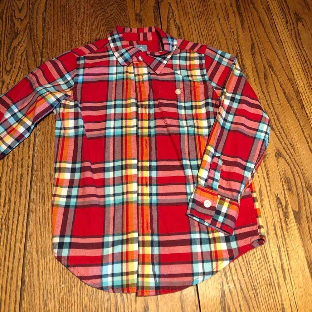 Boys long sleeve button down